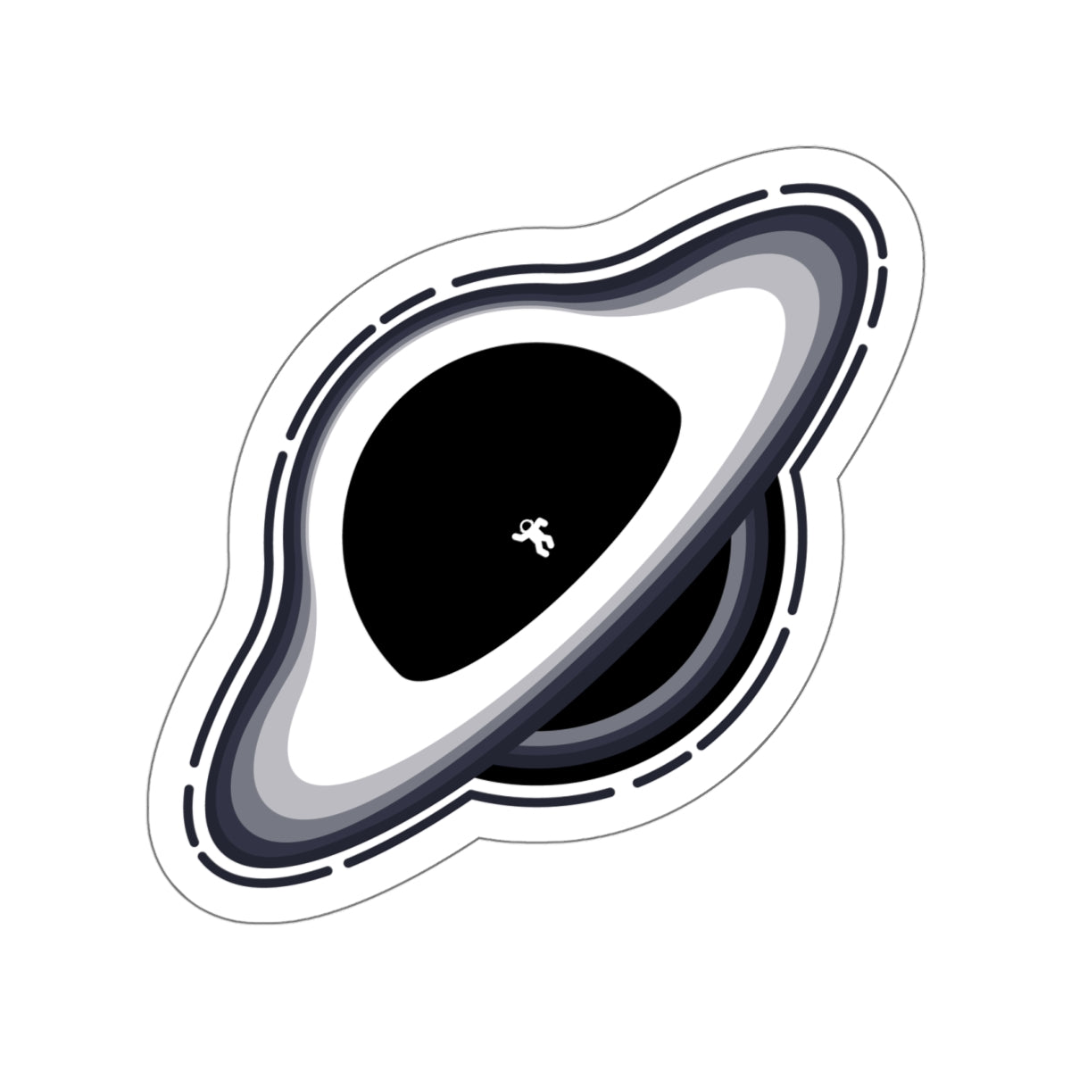 Black Hole - Die-Cut Sticker