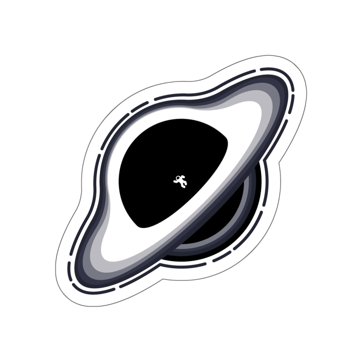 Black Hole - Die-Cut Sticker